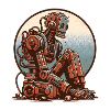 Robot, Romance, Heartbreak, Retro, Sad