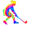 Field Hockey Tie Dye