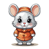Maus Weihnachts Design - Kawaii Style