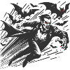 Vampire Bat Monstre Comte Effrayant