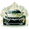 Geometric Sports Car