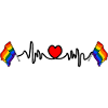 Cardio de fréquence cardiaque pour l’arc-en-ciel