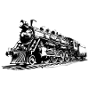 Railway Steam Locomotive