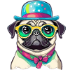 Ein bunter Hund