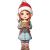 Sweet Christmas Gnome Christmas Pancakes