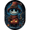 James the Friendly Halloween Snowman