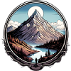 Mountain travel t-shirt