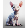 Sphynx Cat porcelain