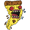 Funny Spooky Pizza