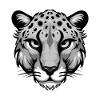 Cheetah Head Portrait Animal