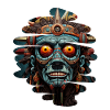 Tatonka the Blue Aztec Shaman