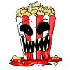 Horrorfilm Horror Film Popcorn Movie Filmabend