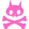 Chat squelette fille
