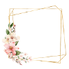 Floral Design, Pastel, Geometric