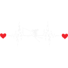 Ski Love Heartbeat