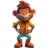 Johnny Boy the Casual Monkey