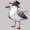 Seagull at Christmas