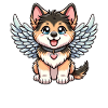 German Shepherd Puppy Angel