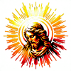 Jésus-Christ dans l’auréole