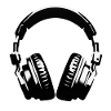 Headphones I love music