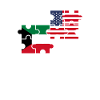 Kuwait, USA, flag, American, Kuwaiti