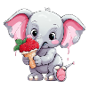 Süßer Elefant