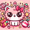 Kawaii Candy Christmas Katte