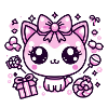 Kawaii Candy Cat