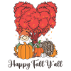 Citrouille d’automne Joyeux automne