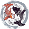 Koi yin yang