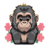 Süßer Gorilla