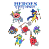 Héros d’aventures fruitées - Cartoon Fruits