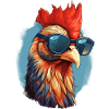 Lunettes de soleil coq