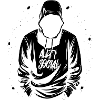 Anti Social Hoodie Black