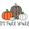 Autumn Pumpkin It's Fall Y'all