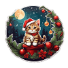 Weihnachtskatze