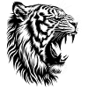 Tiger roars in kindergarten