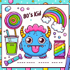 Kawaii candy Retro Monster