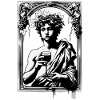 Bacchus secretly drinks beer
