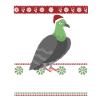 Ugly Christmas Pigeon