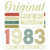 Chemise d’anniversaire 1983
