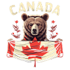Canada Bear Flag
