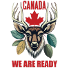 Canada Deer Maple Leaf