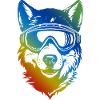 Ski Wolf Bunt
