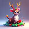 Christmas #Reindeer#Christmas Gift