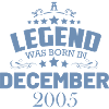 18e anniversaire Légende Décembre 2005
