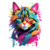 katt dyr kunst jeg kul søt katt