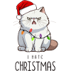 Hate Christmas Kitty