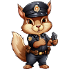 Squirrel Policeman