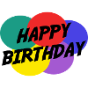HAPPY BIRTHDAY. HAPPY BIRTHDAY. ANNIVERSARY.